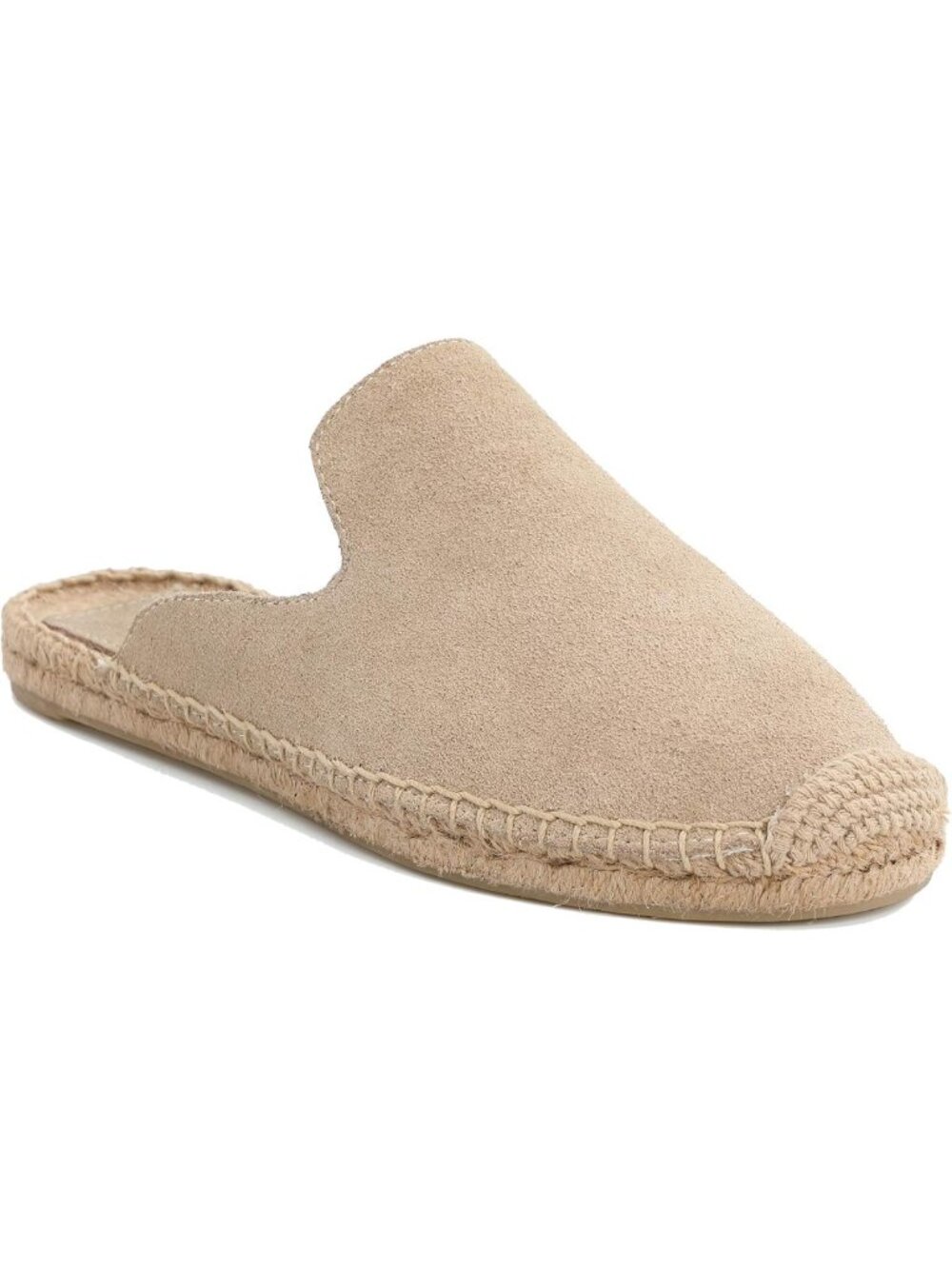 Women's Breathable Flat Espadrilles Mules - Simple Pure Color Slip-On Shoes